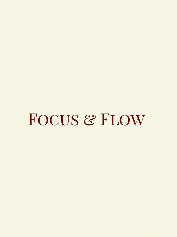 Focus & Flow: Pilates Planner 